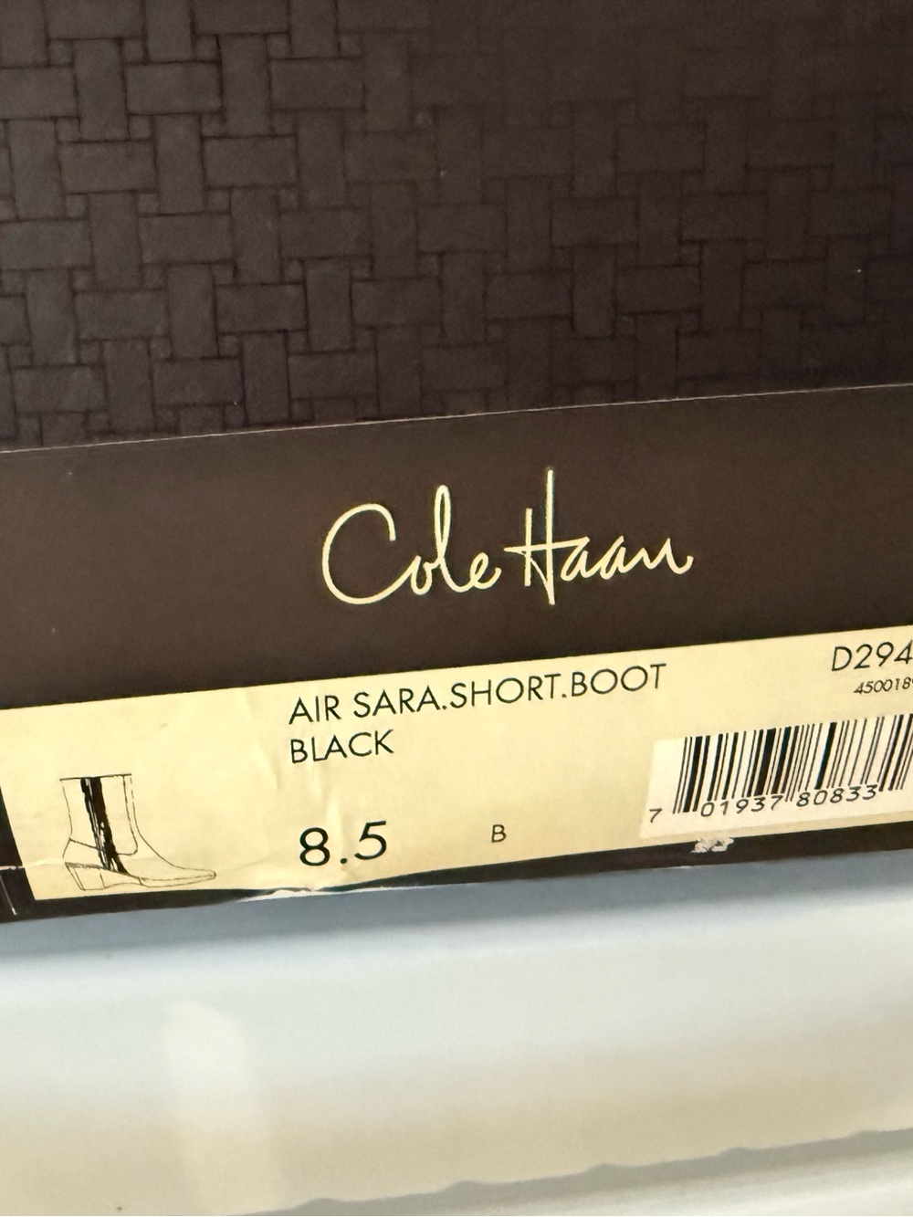 Cole Haan Women’s Black Short Air Sara Boot - Picture 2 of 8